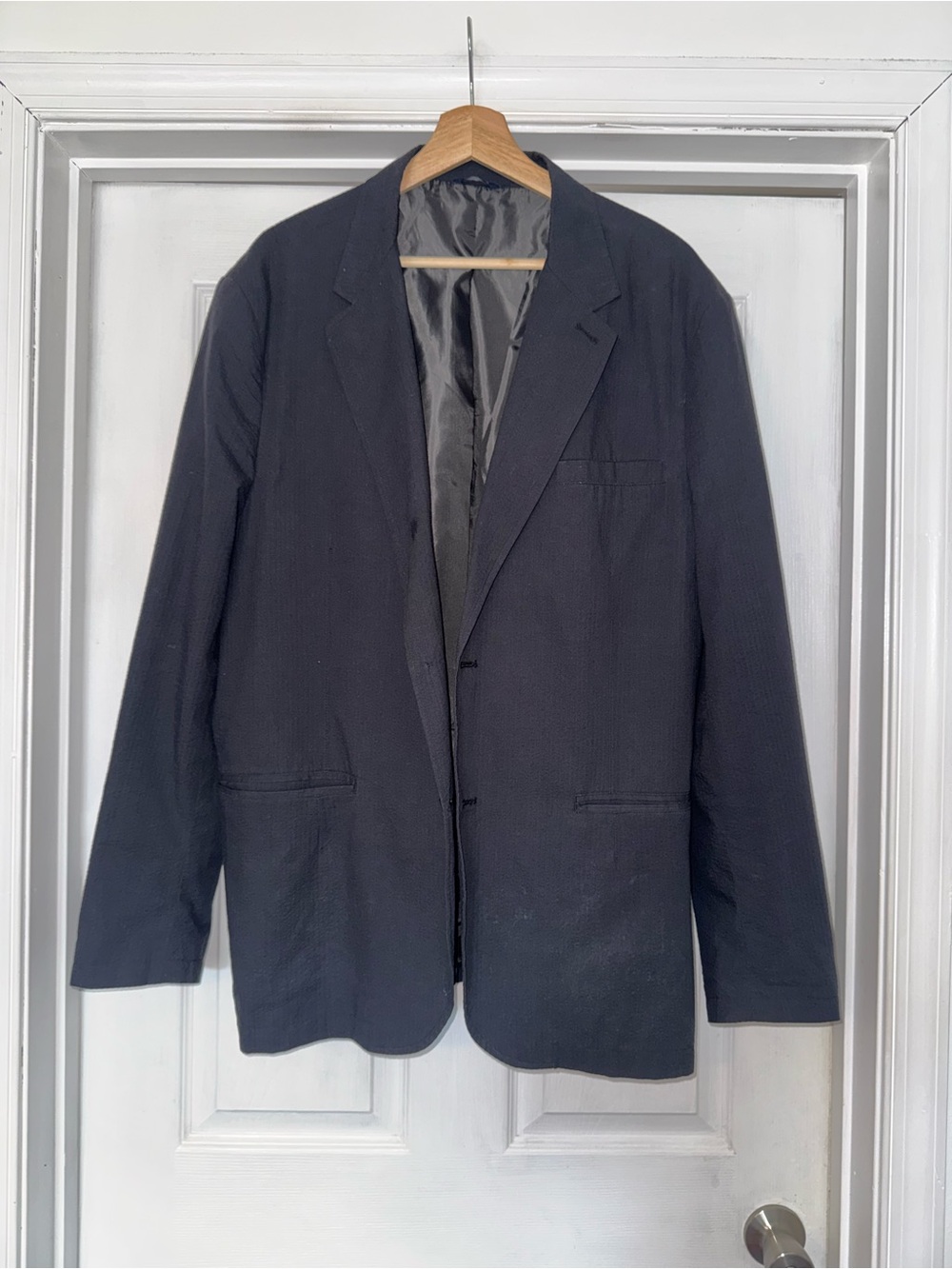 Gap Classic Black Blazer Cotton Tailored Jacket XL